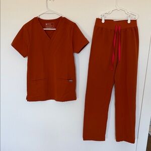 Figs dirty chai set Orange #PO 5855